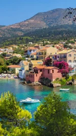 Kefalonia văzută de pe mare